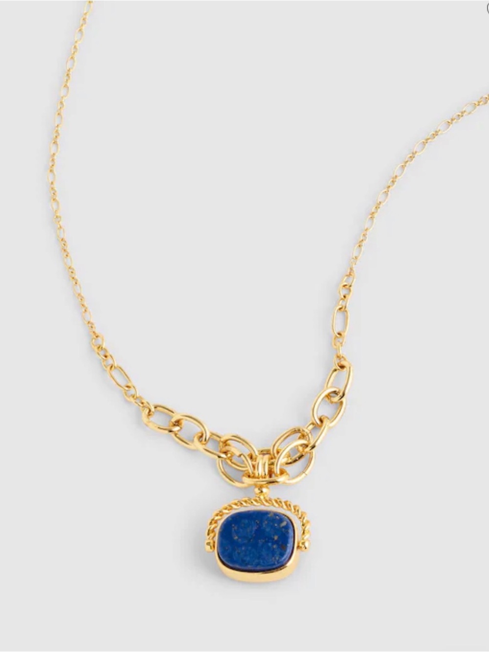Madewell Semiprecious Pendant Graduated Chain Necklace NWT - Picture 6 of 6